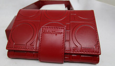 SALVATORE FERRAGAMO PORTACHIAVI - PORTACARTE - PORTAMONETE ORIGINALE NUOVO