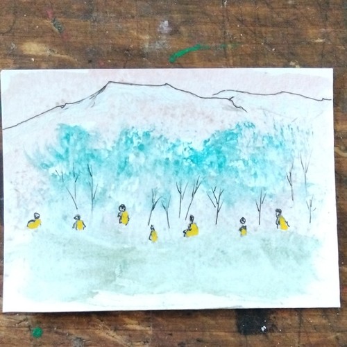 Aceo dipinto acquerello - aceo,