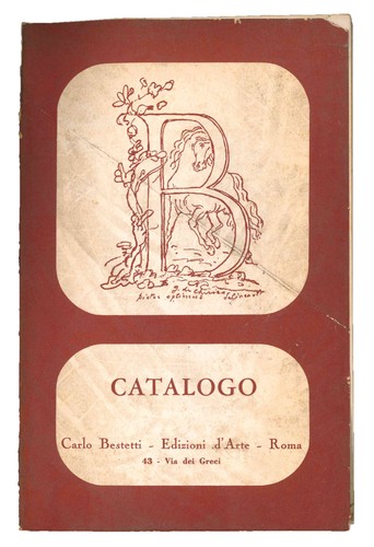 Catalogo edizioni arte - catalogo., d'arte