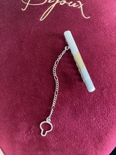 fermacravatta vintage in oro ed argento