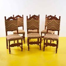 lotto di 6 sedie a rocchetto