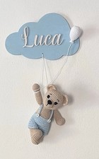 Fiocco nascita, uncinetto