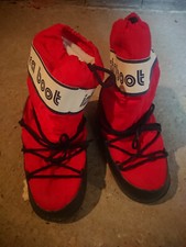 ISTRA BOOT SNOW DOPOSCI STIVALI DA NEVE ORIGINALI ROSSO RED DONNA 38/40