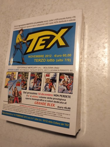 Lotto tex anastatica - n.7/8/9,