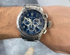 OROLOGIO NAUTICA YACHT CLUB 100 MT. CINTURINO ACCIAIO 