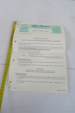 Alfa Romeo istruzioni per