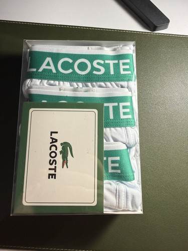 Box mutande lacoste bianche - mutande,
