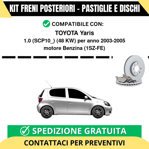 Kit freni posteriori per - freni,