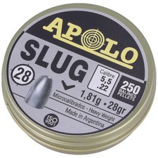 Apolo slug 28gr pallini - slug,