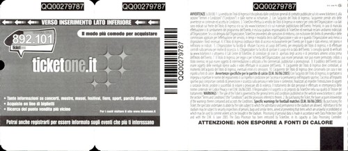 Biglietto stadio chievo - stadio, verona