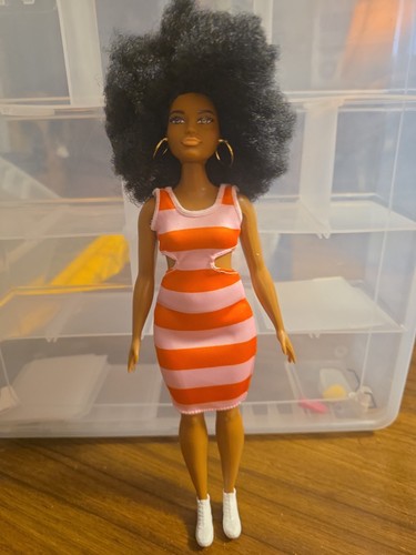 Mattel barbie fashionista afro - mattel,