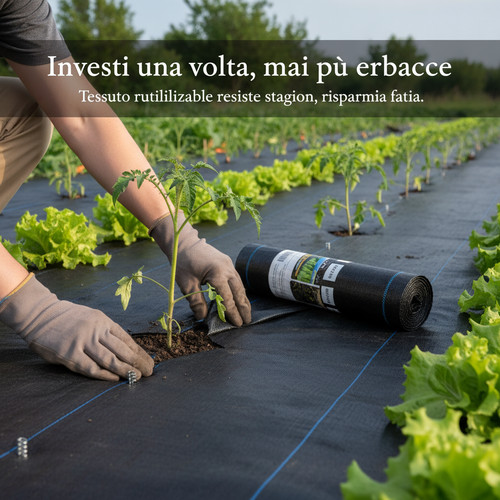 Telo pacciamatura tessuto - telo,