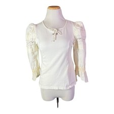 Top panna vintage linea