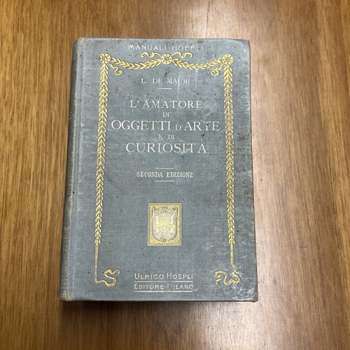 Manuali hoepli amatore di - manuali, hoepli-l’amatore