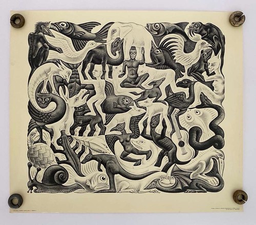 Vintage poster escher - vintage,