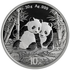 Moneta Argento Cina Panda 2026