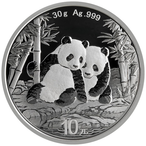 Moneta argento cina panda - argento,
