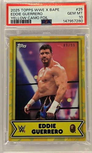 2025 topps wwe bape - 2025, x