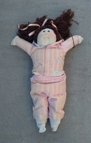 Vintage cabbage patch - patch, bambola
