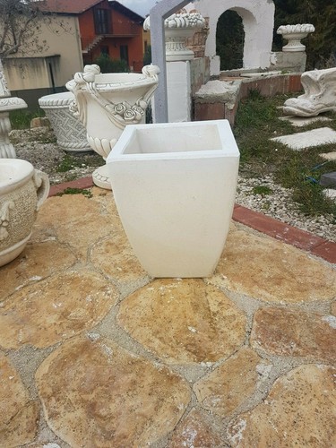 Fioriera vaso cemento - vaso, in