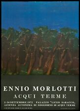 ENNIO MORLOTTI ACQUI TERME poster manifesto Pittura C27