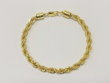 Bracciale uomo vero oro giallo