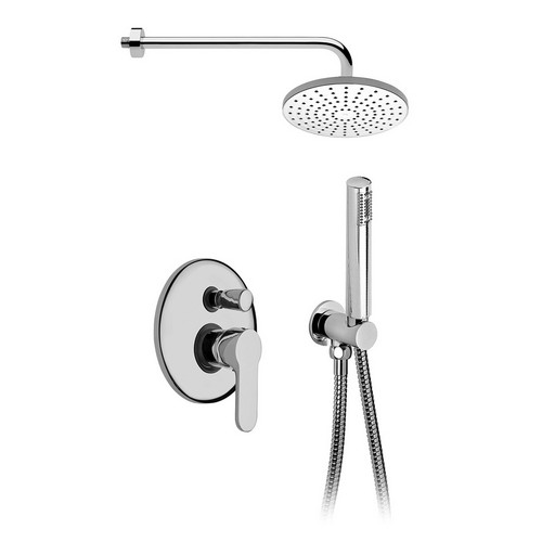 Kit doccia agape cromo - agape, cromo-