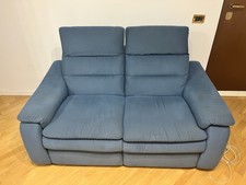 Divano Tessuto Colore Blu
