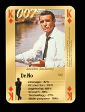 1 x playing card 007 Bonds