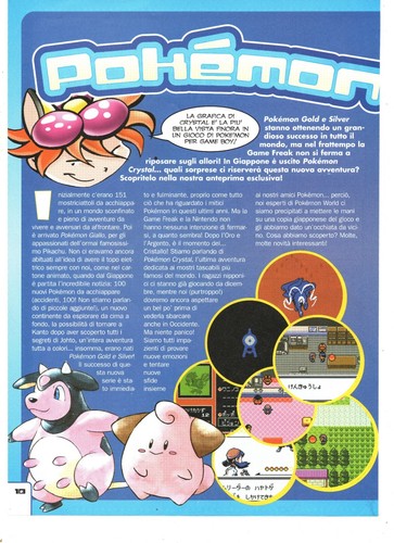 Pokemon cristallo articolo - pokemon,