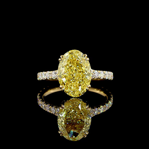 Anello fidanzamento ovale - anello,