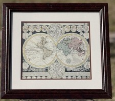 Stampa mappa del mondo stile