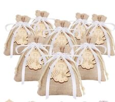 12 Pezzi bomboniera  Comunione Calice Ciondolo Icona Croce Segnaposto 