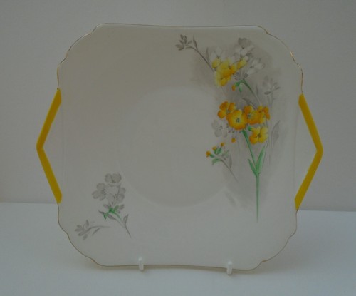 Piatto torta shelley giallo - shelley,