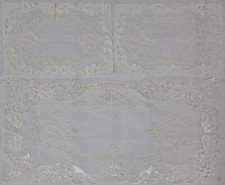 Set 3 Centrini in Tulle Panna