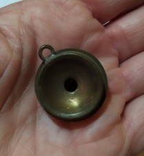 richiamo caccia vintage fischiarola in metallo