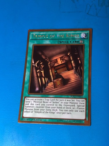 Yugioh gold rare temple - temple, of