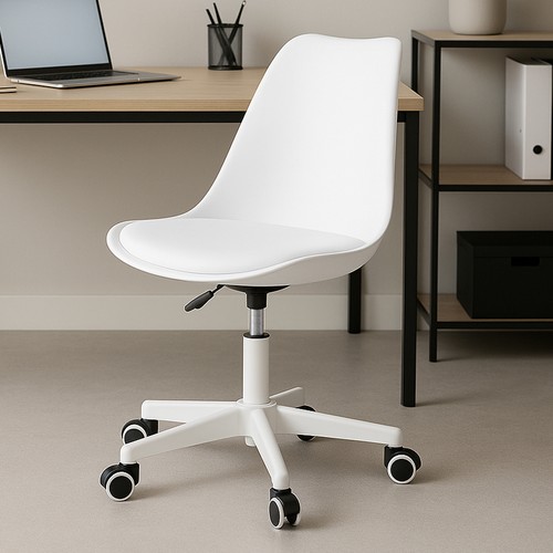 Sedia ufficio full bianco - sedia,
