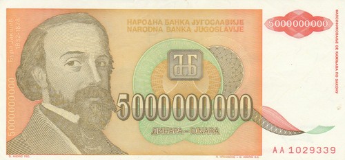 Jugoslavia banconota - jugoslavia,