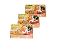 3 x Sony MiniDV cassetta