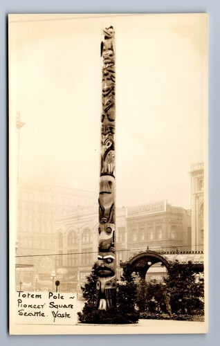 1930 rppc seattle totem - c.1930,