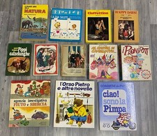 Lotto di 12 libri per bambini e ragazzi vari generi collezionismo hobby