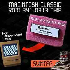 Apple Macintosh Classic ROM 341-0813 Chip Checkerboard Issue Chip Replacement