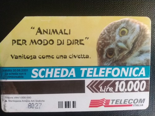 Scheda telefonica collezione - scheda,