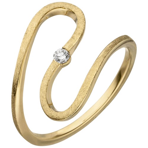 Anello oro giallo 585 forma - anello, in
