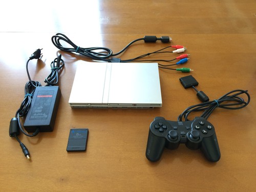 Playstation slim silver - playstation, 2