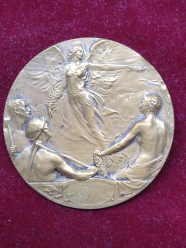 Medaglia belgio 1911 - medaglia,