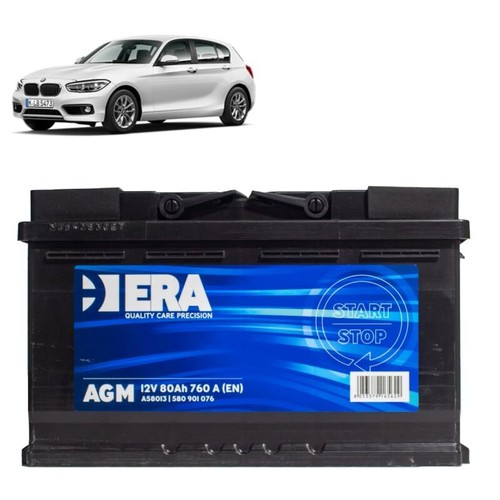 Batteria 80ah per bmw - a.g.m.,