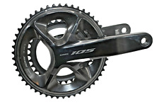 Shimano 105 FC-R7100 Gruppo Di Pedivella 2x12 Velocità Nero 52/34T / 172,5mm