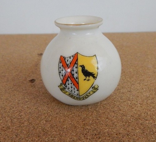 Crested ware vaso cina - crested,